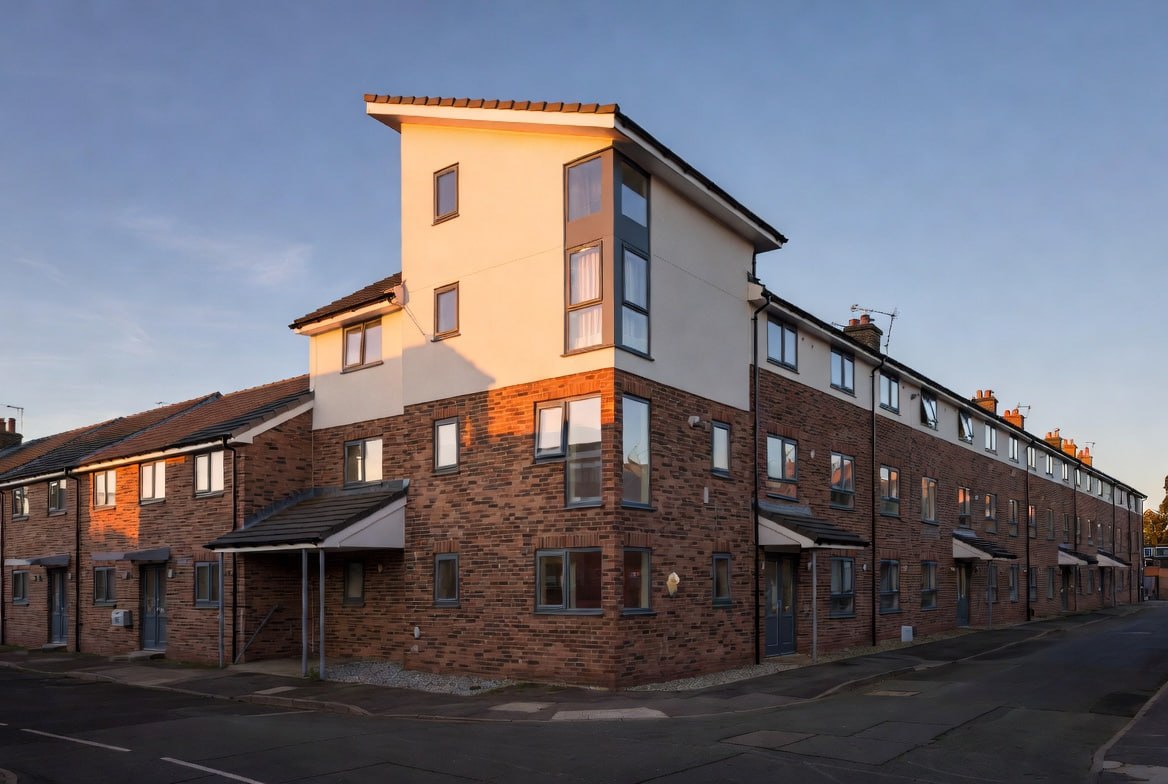 Modern residential development